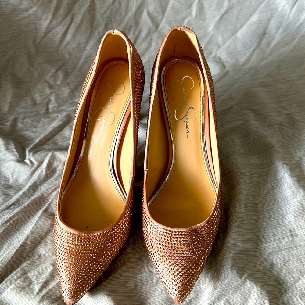 Jessica Simpson light pink size 9 like new